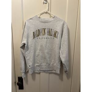 Vintage Style Crewneck Sweatshirt Fall Rush Medium Baldwin Wallace University